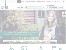 Tablet Screenshot of dnb.no